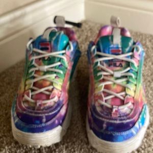Tie Dye Filas, very pretty